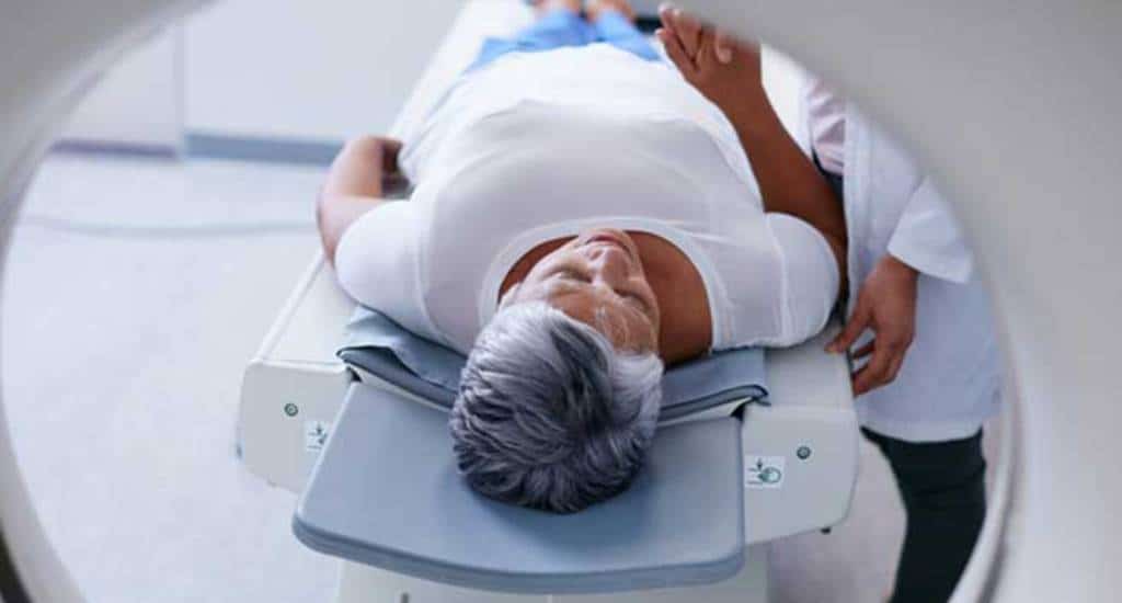 CT Scan in progress