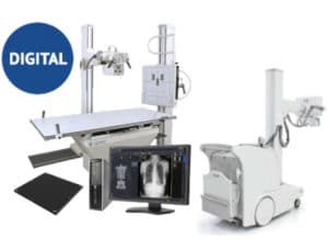 Refurbished X-ray machine from Amber Diagnostics, providing quality medical imaging solutions for healthcare facilities.