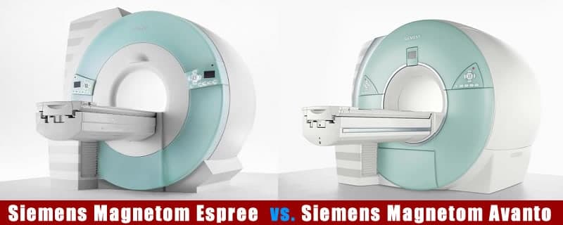 MRI COMPARISON CHART, Siemens Magnetom Espree vs. Siemens Magnetom Avanto