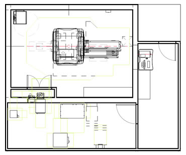 MRI Site Planning Room Layout Diagram
