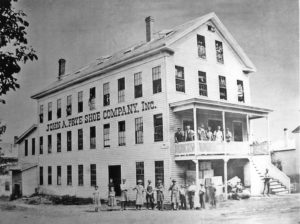 The first shoe company opened in Marlborough.