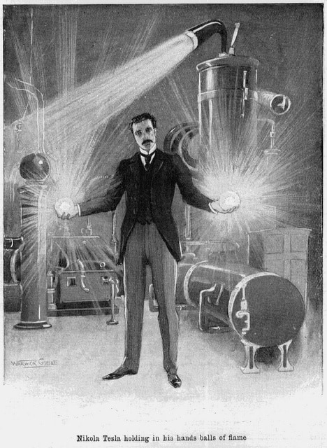 Illustration of Tesla