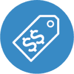 Icon representing price tag