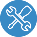 Icon representing maintenance services