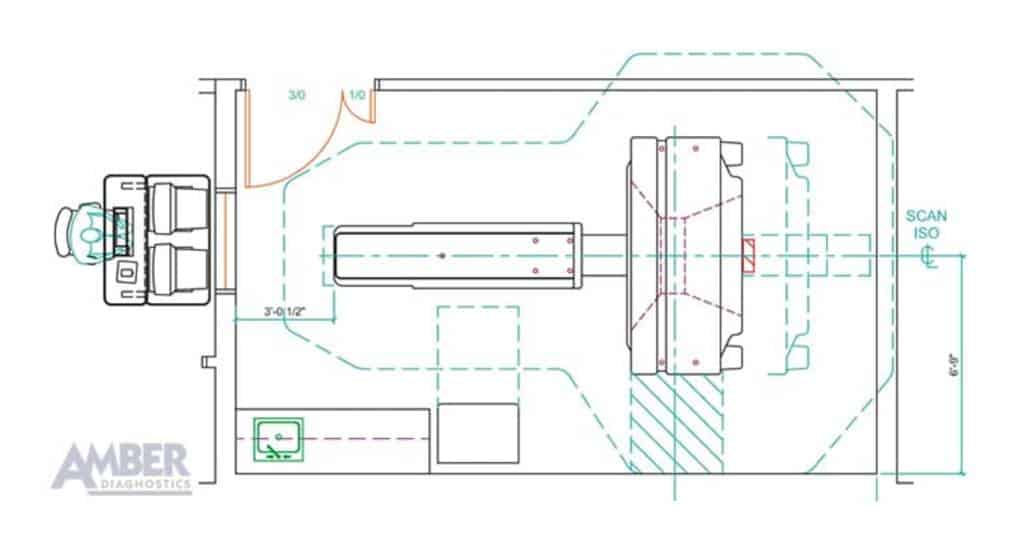 CT Machine Site Plan Diagram