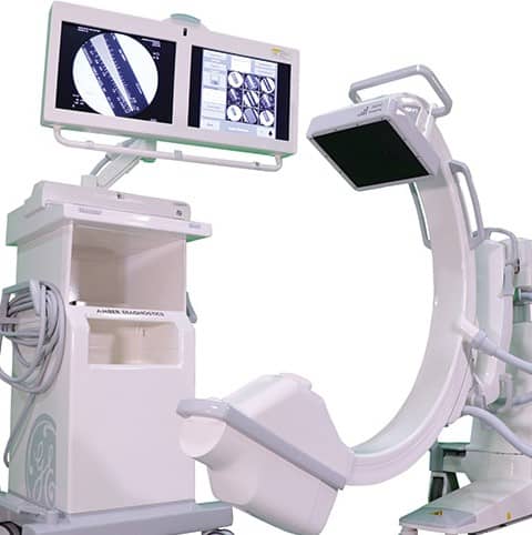 oec 9800 c-arm machine with flat panel detector