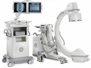 GE OEC C-arm system with mobile workstation