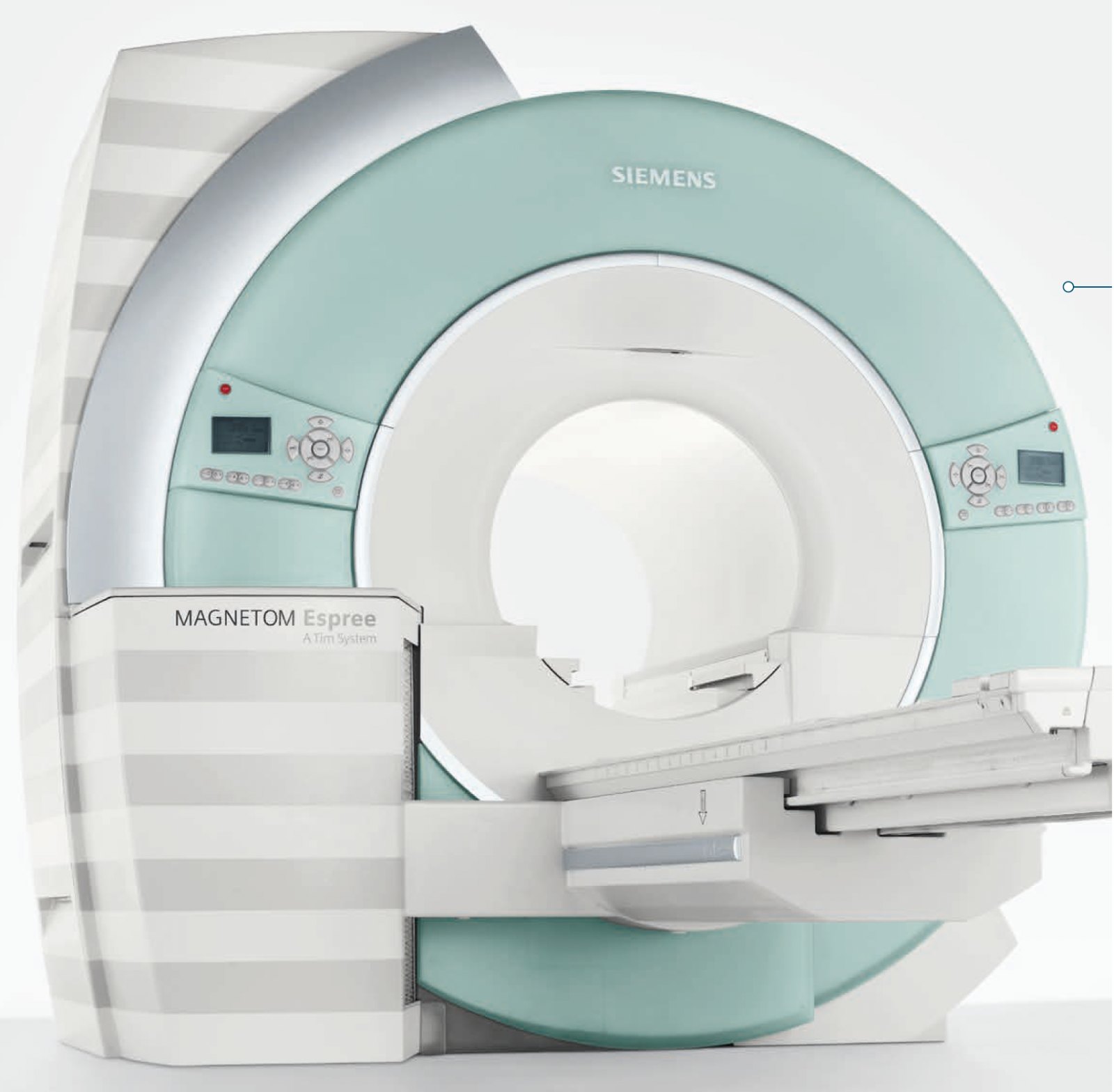 Refurbished MRI scanner installed in an imaging suite